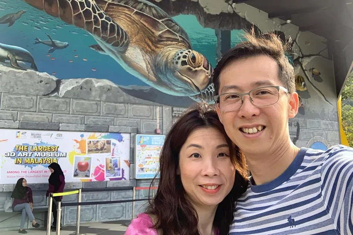 Ms Wang Yoke Choo and her husband Alex are caregivers to their teenage son who has an anxiety disorder and selective mutism.