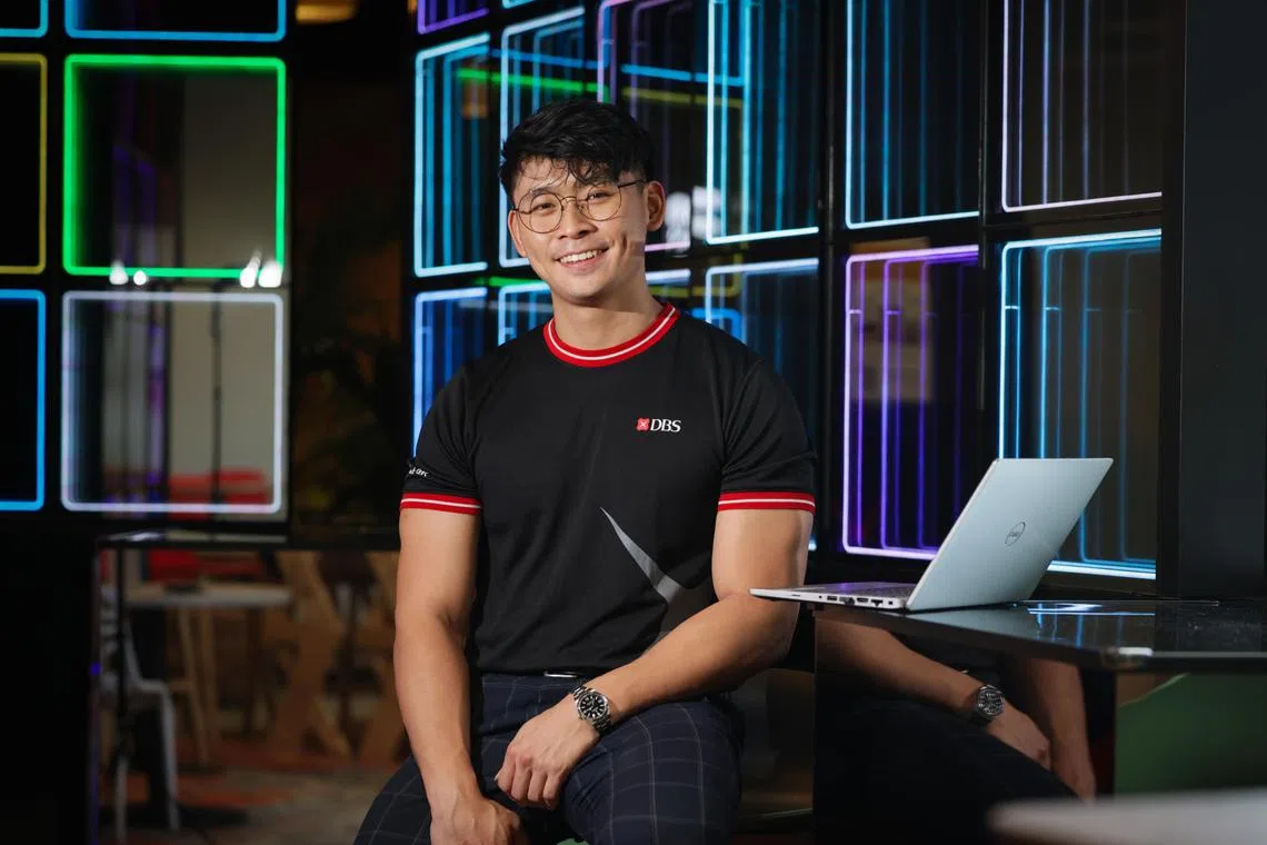 Mr Joseph Eng, 28, found a job as a big data analyst with DBS after just three months of formal coding training.