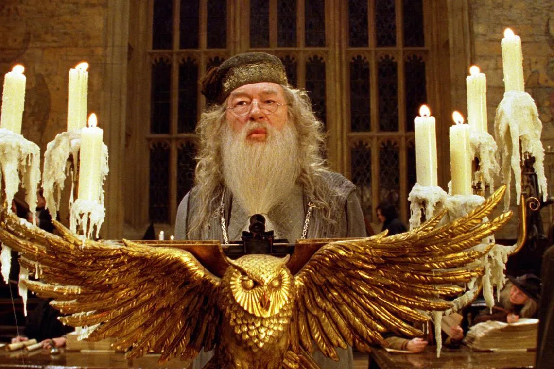 Harry Potter And The Goblet
Of Fire, starring Michael Gambon as Professor
Dumbledore. 