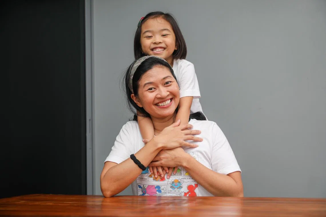 Madam Shafiqah Abdul Samat hopes her daughter Sabreena Muhammed Sani, six, can get enough intellectual stimulation in through GEP. 