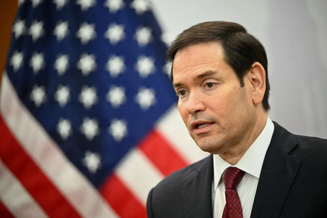 Mr Rubio said he communicates with counterparts around the world through official channels to avoid such risks.