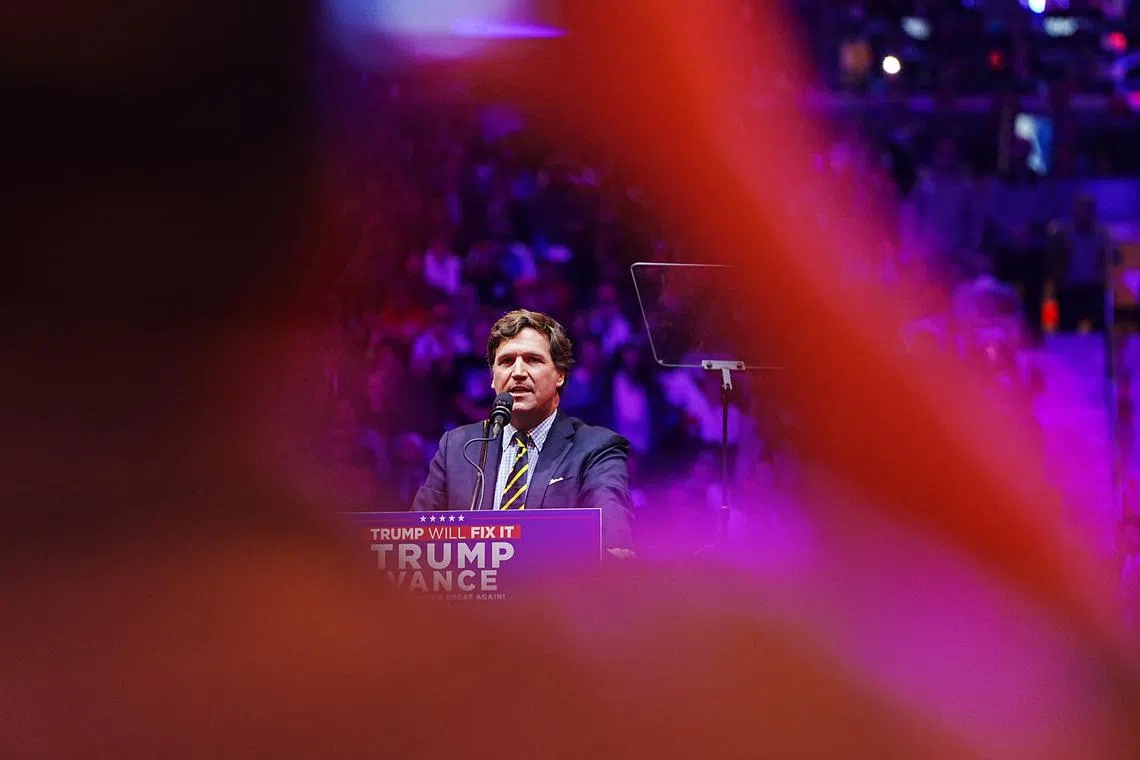 Mr Carlson said he had gone back to Russia to shed light on heightened tensions between Washington and Moscow.