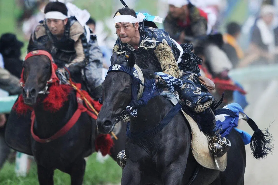 Scores of horses suffer sunstroke at Japan samurai event | The Straits ...