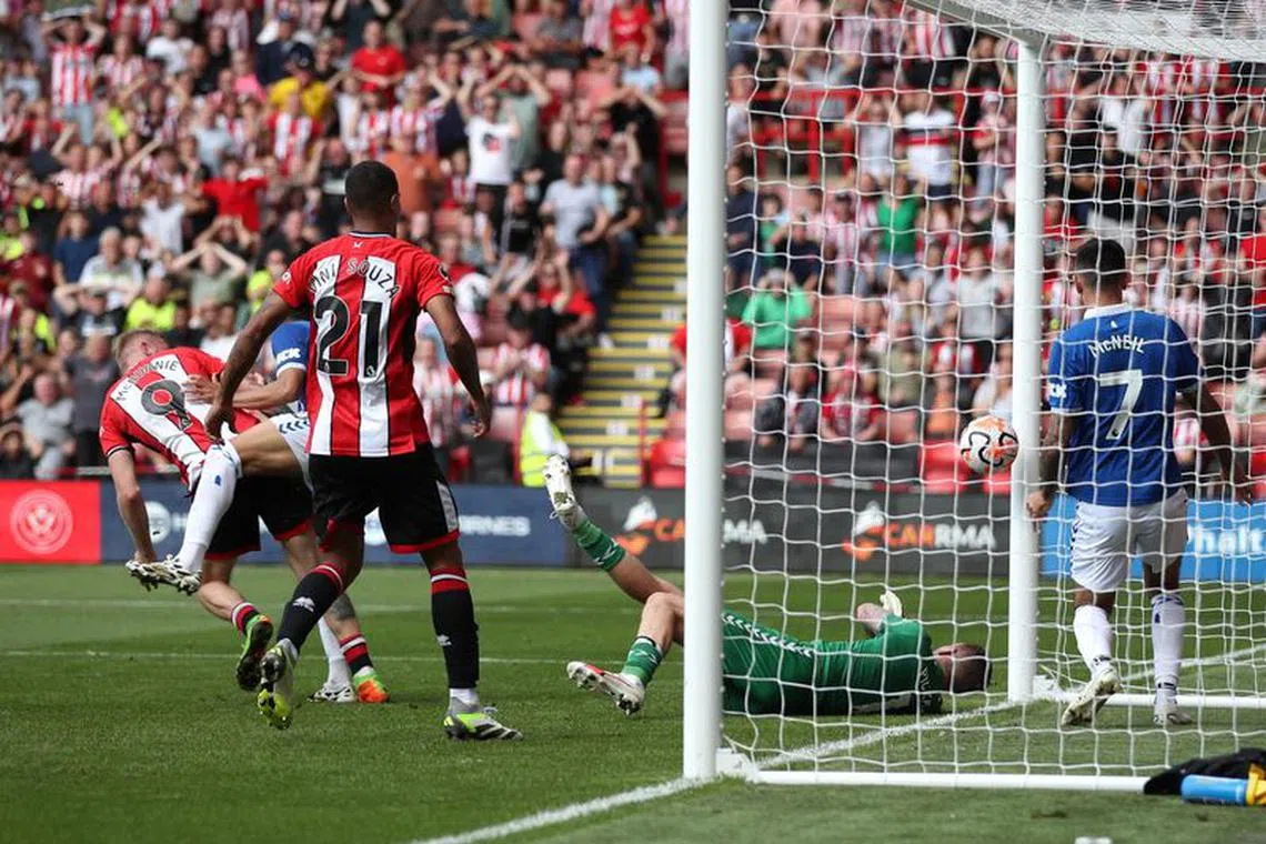 Archer on target as Sheffield United and Everton draw | The Straits Times
