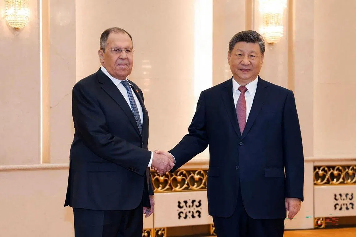 Chinese President Xi Jinping said the “stability” and “certainty” of China-Russia relations were particularly valuable.