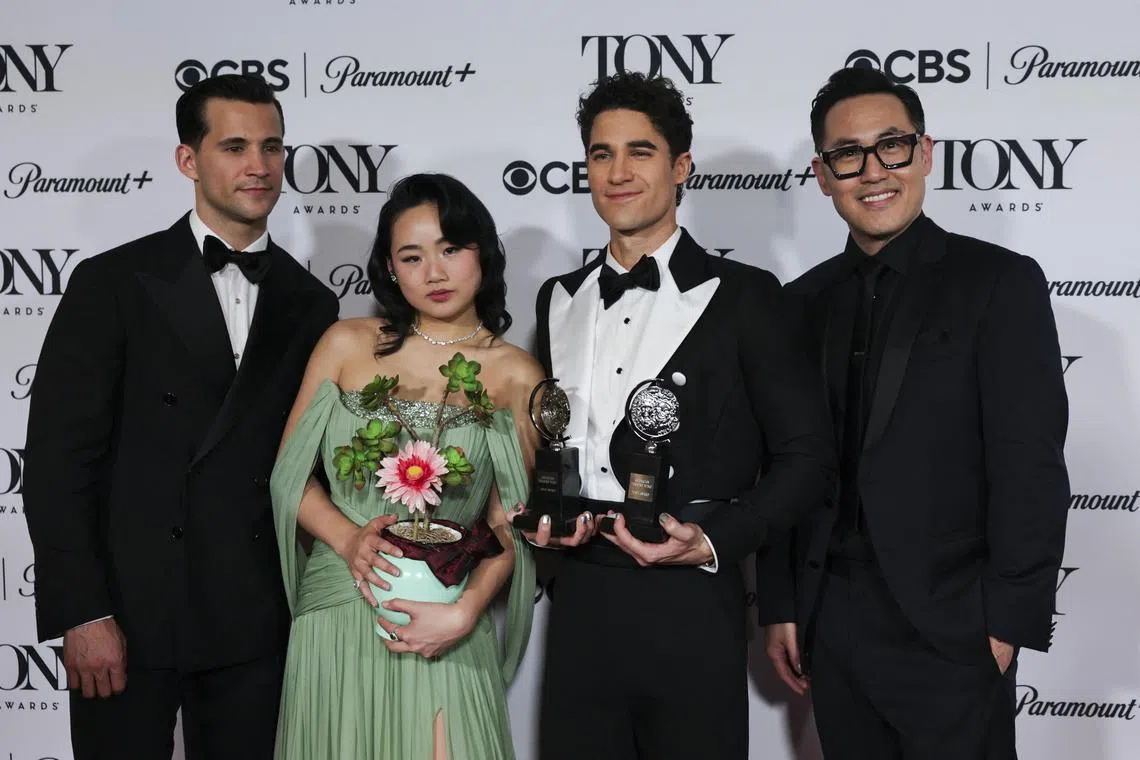 South Korean musical Maybe Happy Ending wins Best Musical at the 78th Annual Tony Awards in New York City.