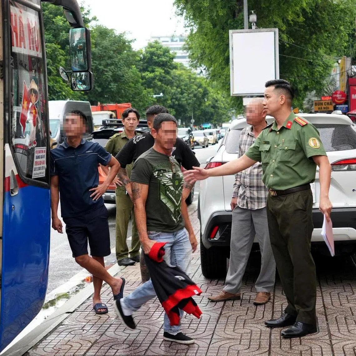 Deportees in HCMC: Vietnamese deportees from the US met by Ho Chi Minh City Police personnel on Sept 16, for registration and settling-in process..