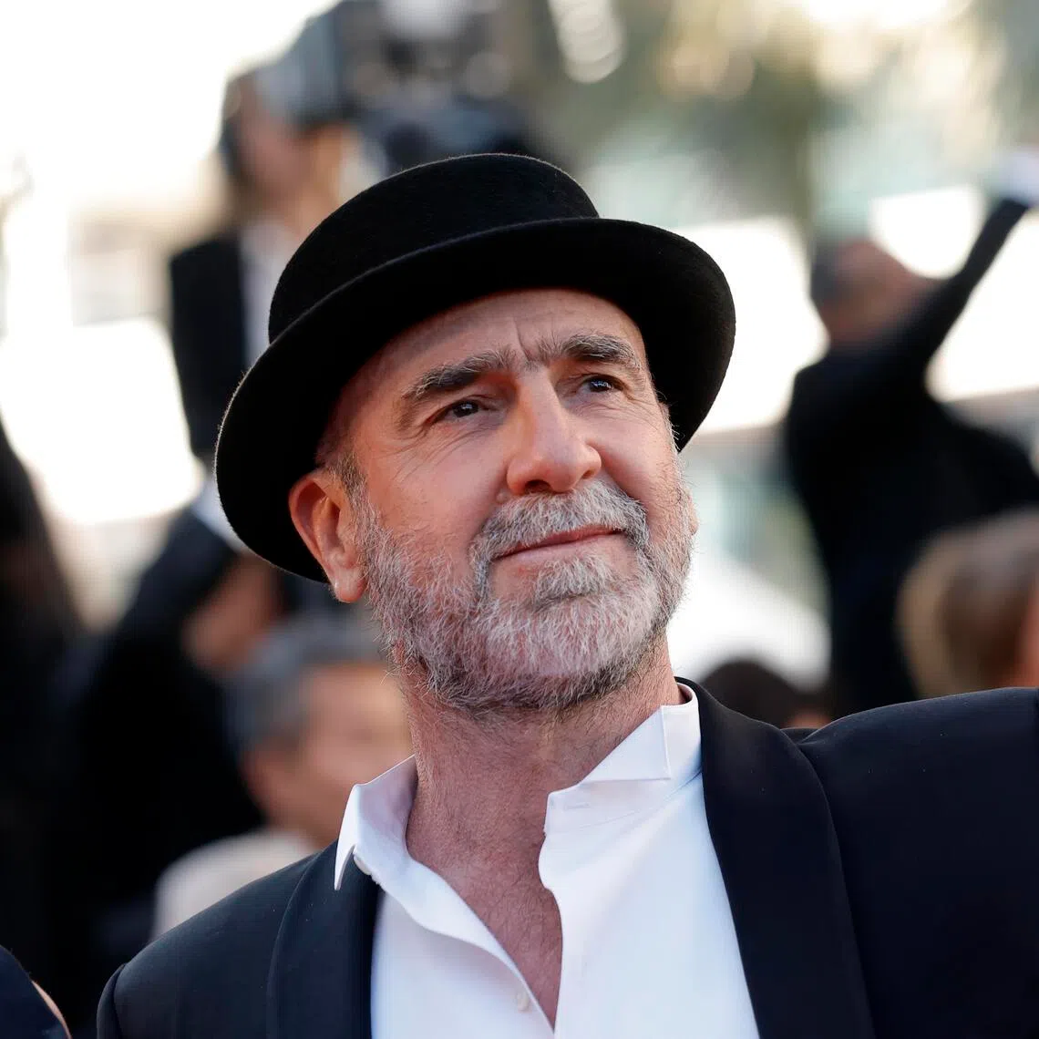Eric Cantona attending the premiere of The Beloved (El Ser Querido) during the annual Cannes Film Festival on May 16.