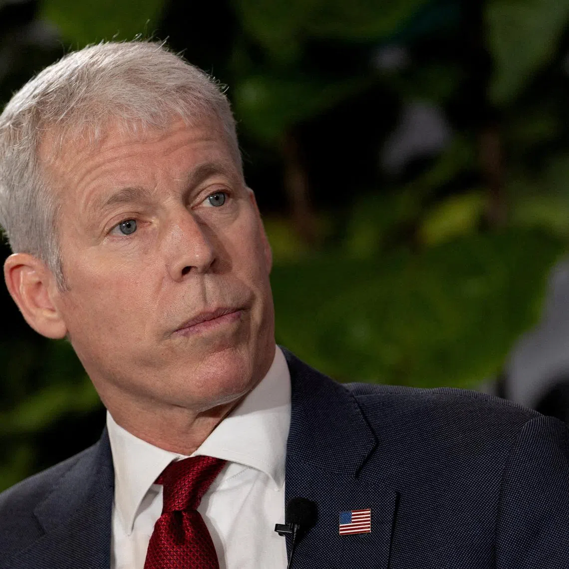 FILE PHOTO: U.S. Department of Energy Secretary Chris Wright attends a Reuters Next event in Manhattan, New York City, U.S., September 25, 2025.REUTERS/Carlos Barria/File Photo