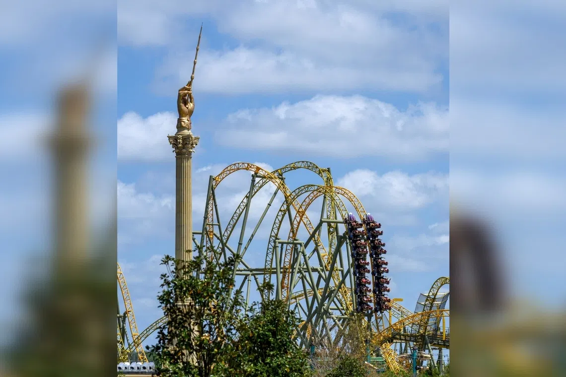 The man was on Stardust Racers, a dual-launch racing coaster in Celestial Park, one of five worlds at the new Universal Epic Universe in Orlando.