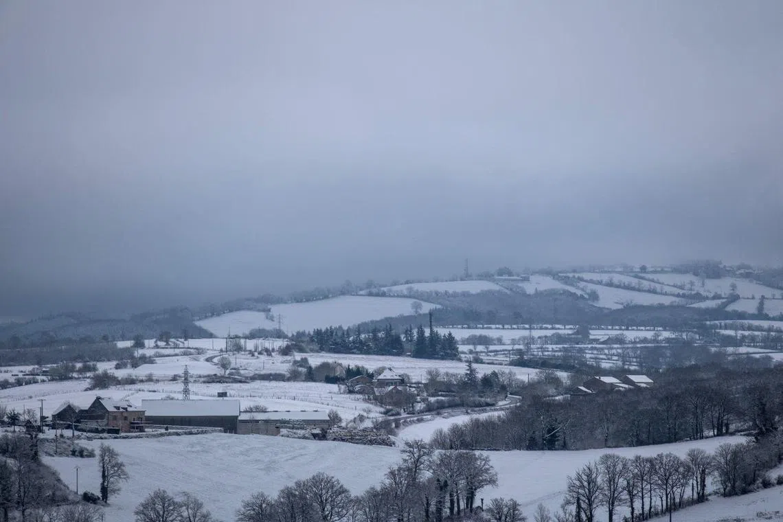 Wintry conditions returned to the continent last week after a record warm start to the year.