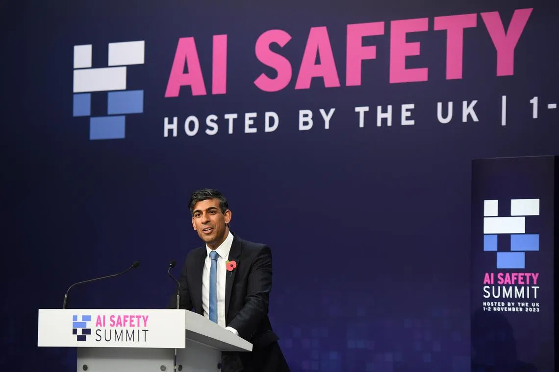 British Prime Minister Rishi Sunak said US, EU and other “like-minded” countries had agreed AI models should be rigorously assessed before and after they are deployed.