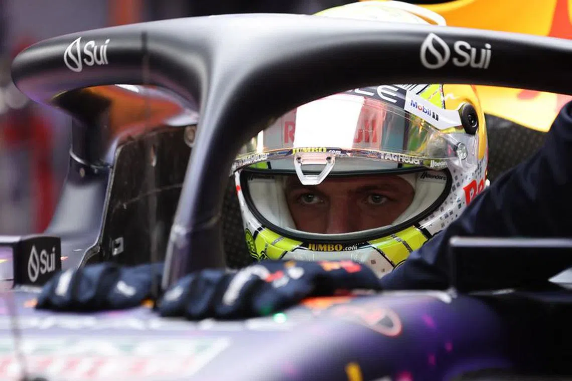 Formula One F1 - Las Vegas Grand Prix - Las Vegas Strip Circuit, Las Vegas, Nevada, U.S - November 17, 2023 Red Bull's Max Verstappen ahead of practice REUTERS/Mike Blake