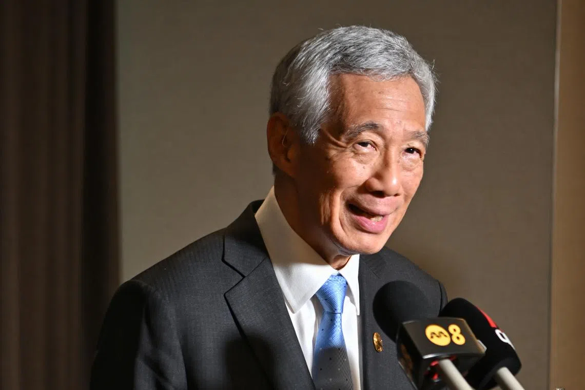 PM Lee Hsien Loong also held up the gains made through cooperation within the bloc, as well as externally.