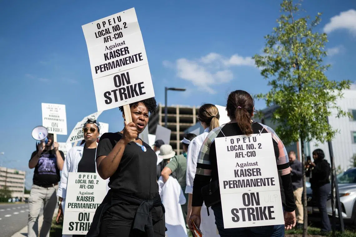 About 75,000 employees of Kaiser Permanente went on strike after their union failed to reach a new contract deal.