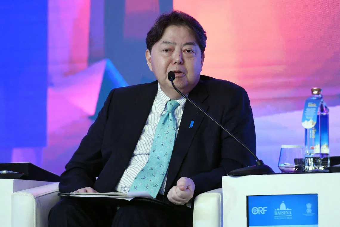 Japan was the only country without its foreign minister, Mr Yoshimasa Hayashi, at the G-20 meeting from March 1 to 2.