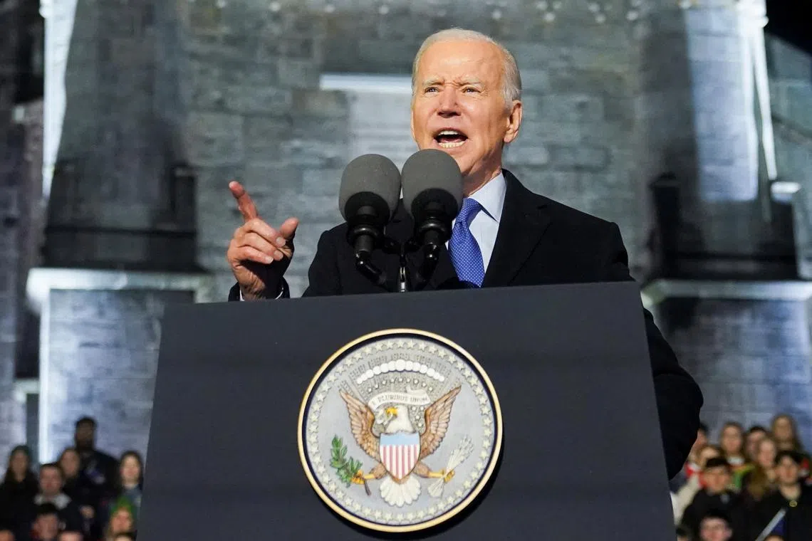 Mr Joe Biden has long said that he intended to run for re-election. 