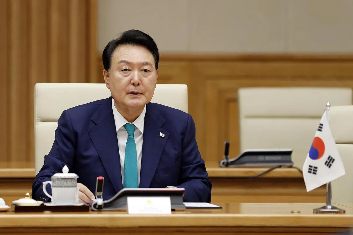 South Korean President Yoon Suk-yeol's proposed labour reform measures have invited pushback from workers, with about 500,000 of them expected to go on strikes starting Monday.