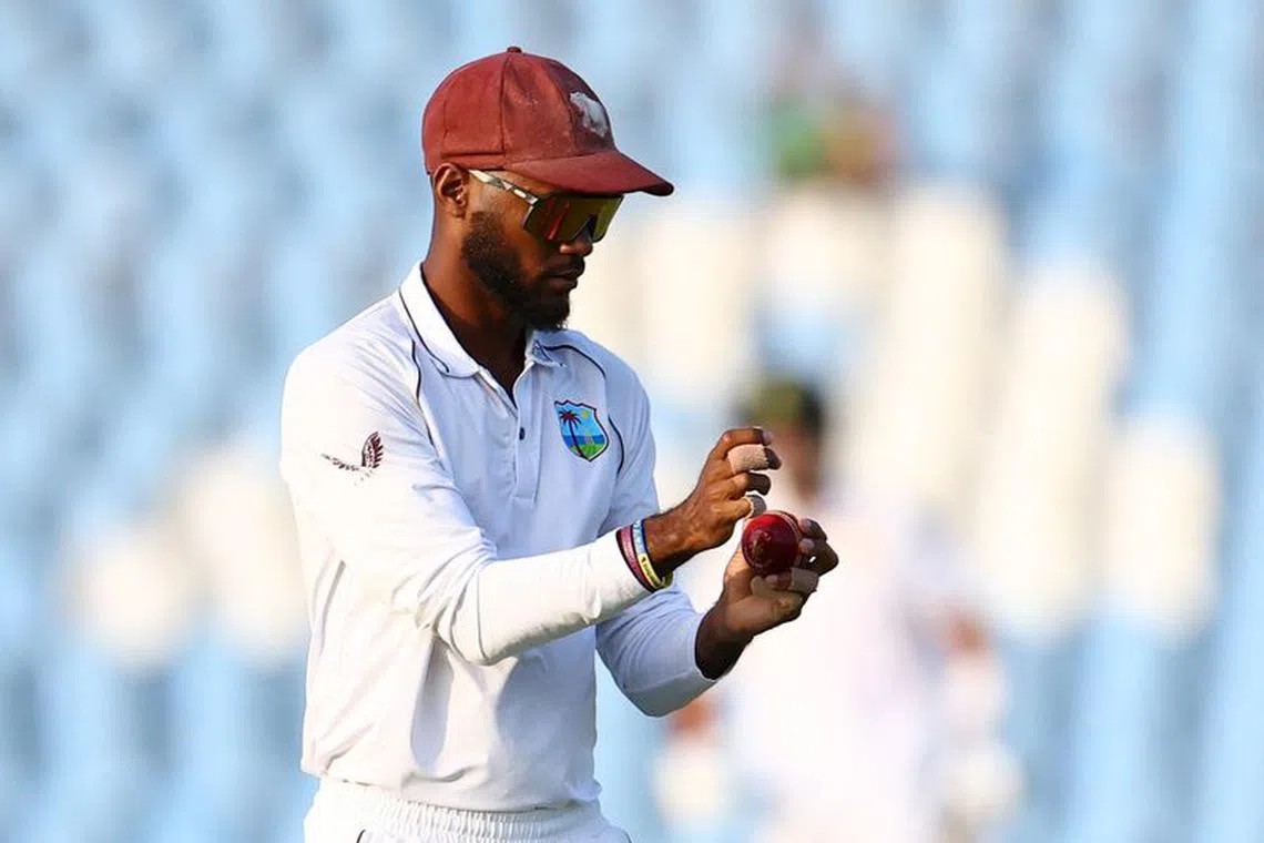 Cricket - First Test - South Africa v West Indies - SuperSport Park Cricket Stadium, Centurion, South Africa - March 1, 2023 West Indies' Kraigg Brathwaite REUTERS/Siphiwe Sibeko/File Photo
