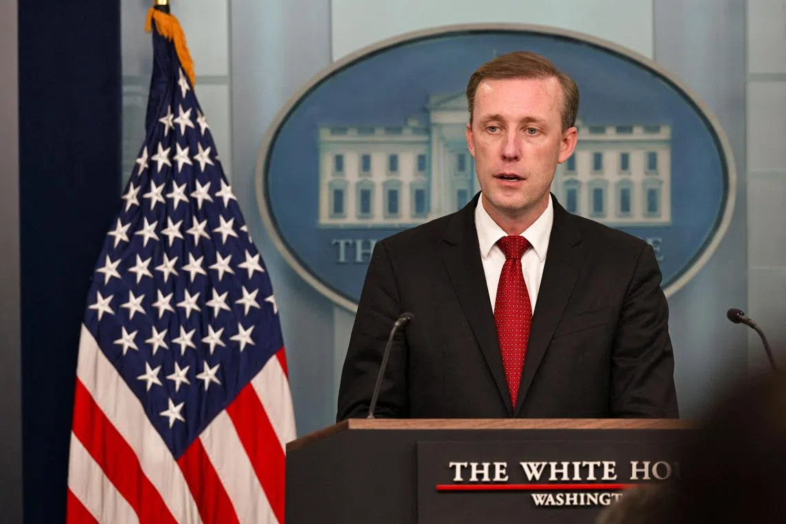US national security advisor Jake Sullivan said the US is "working actively" on a ceasefire and hostage release deal in Gaza.
