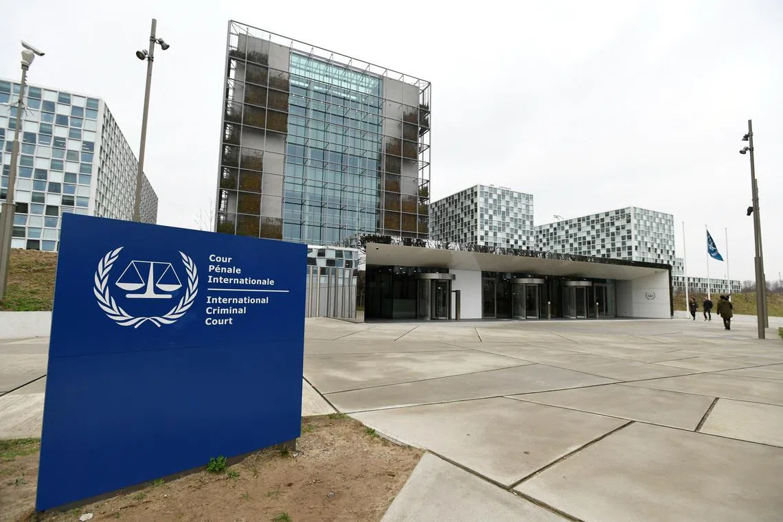 FILE PHOTO: The International Criminal Court building is seen in The Hague, Netherlands, January 16, 2019. REUTERS/Piroschka van de Wouw/File Photo