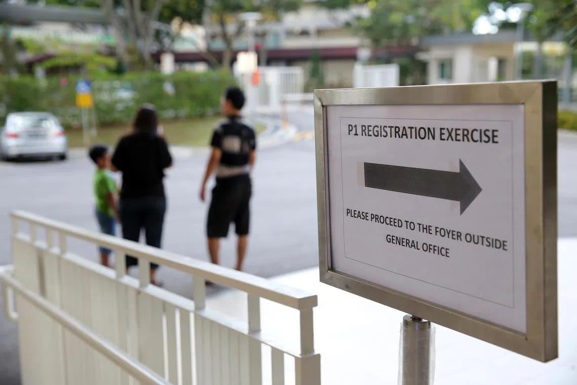 Of the 81 schools going through a ballot for Phase 2C, 62 will do so for children who are Singapore citizens residing within 1km of the school.