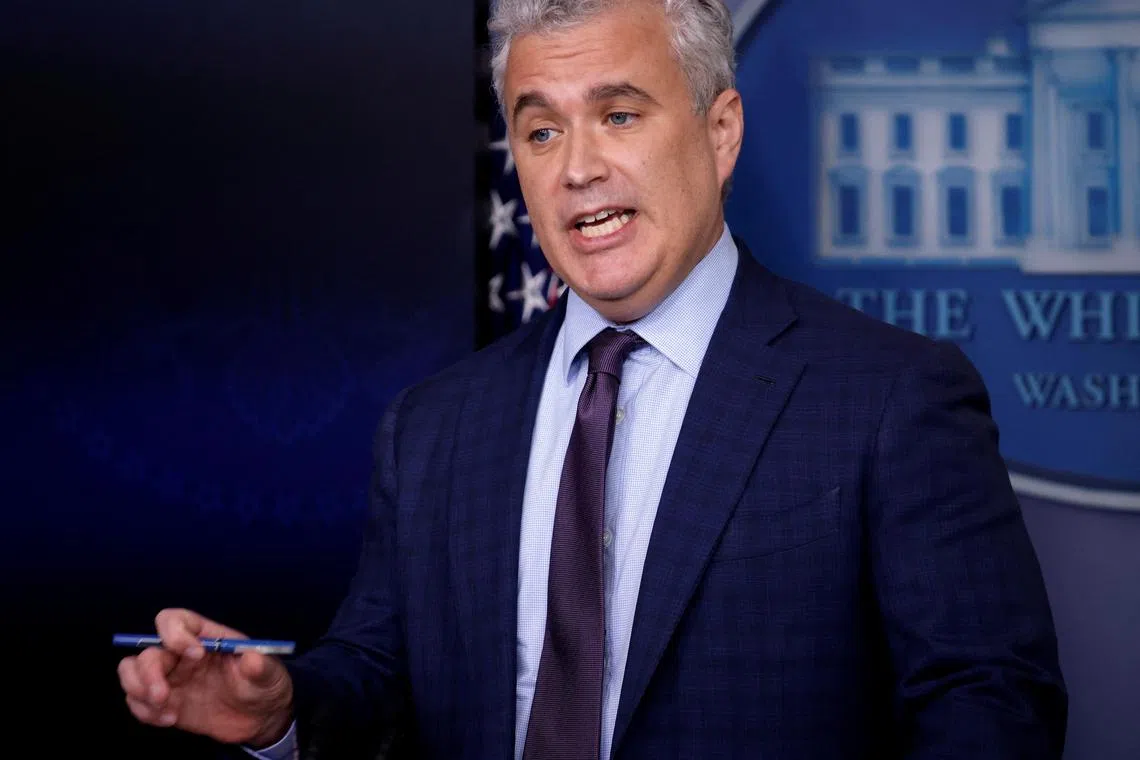 Mr Zients (above) served as an economic adviser to former president Barack Obama’s administration, in which Mr Biden served as vice-president.