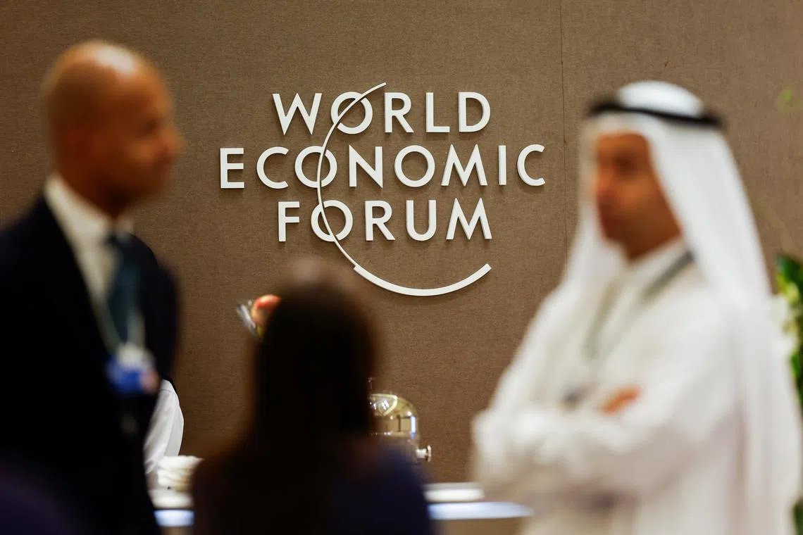 Saudi Arabia called for regional “stability” at the start of the two-day World Economic Forum special meeting.