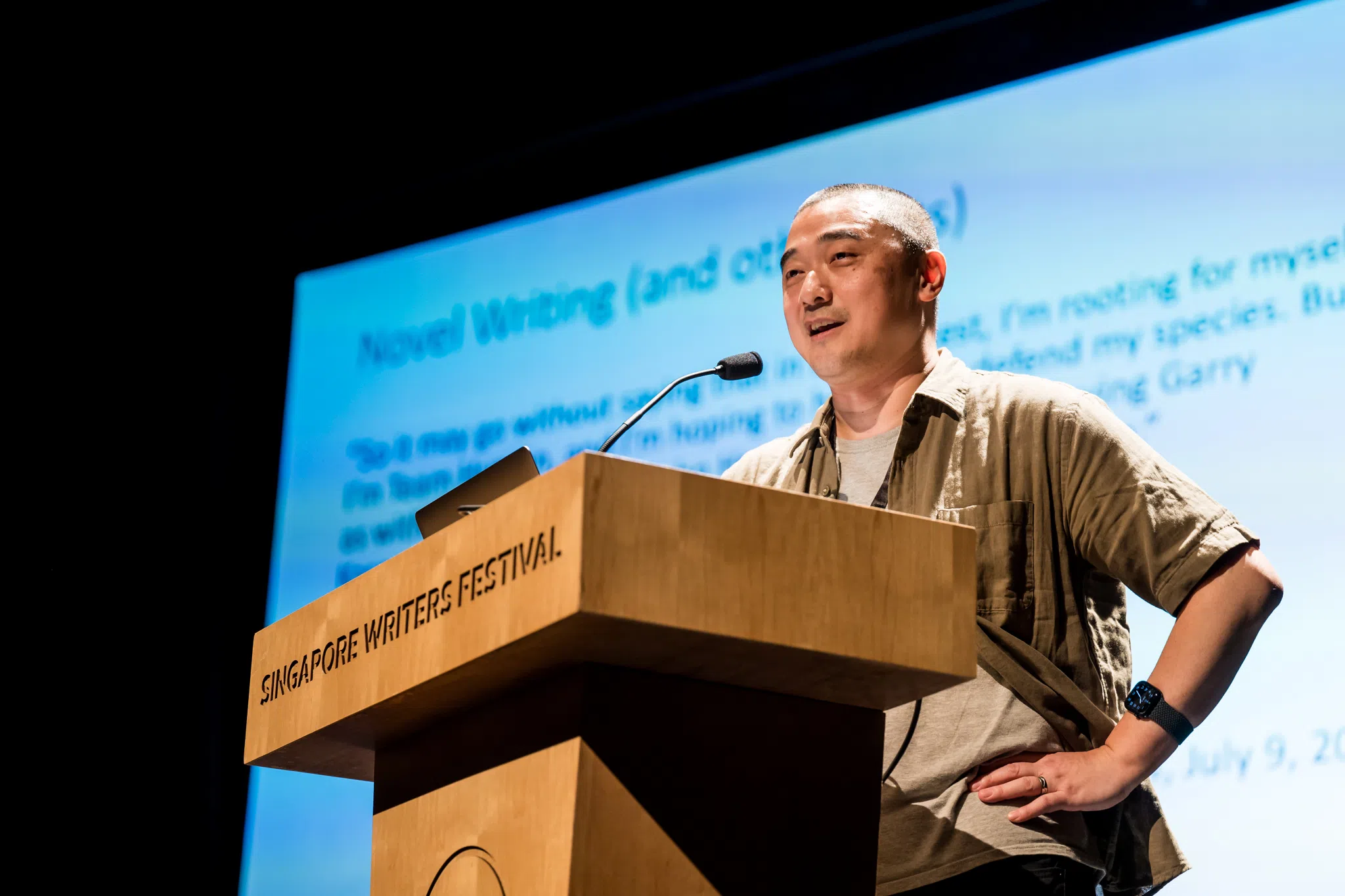 The Hugo and Nebula-award winning writer Ken Liu delivered a keynote at the Singapore Writers Festival 2025. 