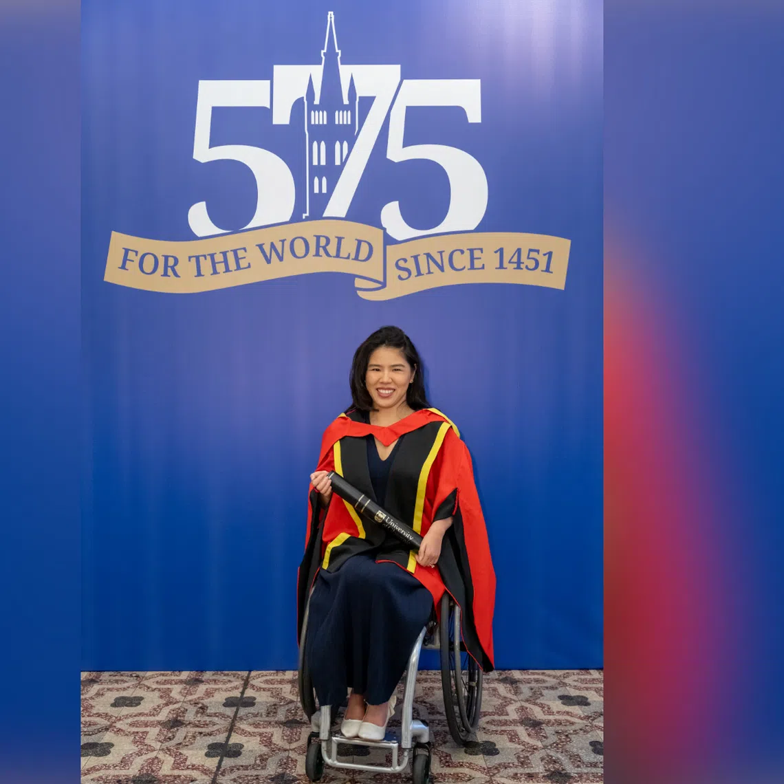 Yip Pin Xiu’s contributions in and out of the water have earned her an honorary degree from the University of Glasgow.