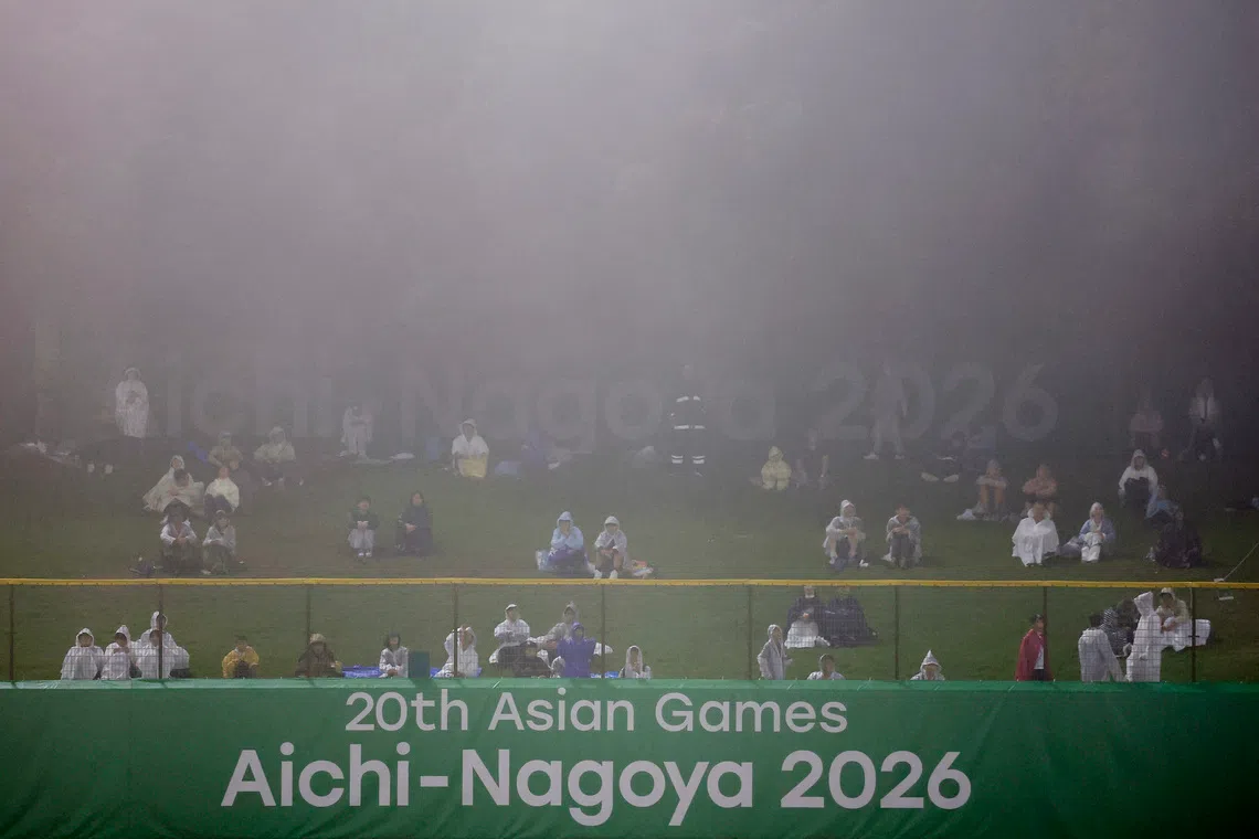 Tennis, surfing and cricket were among sports hit by poor weather on Day 9 of full competition.