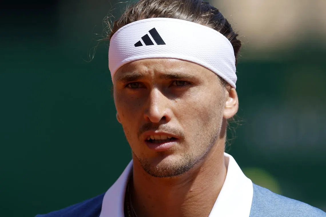 Germany's Alexander Zverev has had a good start to 2024, but failed to get the most out of his service in Munich.