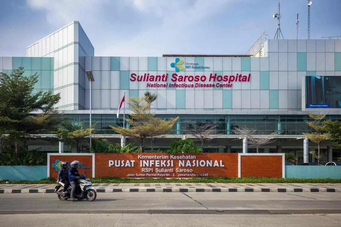 The Sulianti Saroso Hospital, Indonesia's National Infectious Disease Center, in Jakarta.