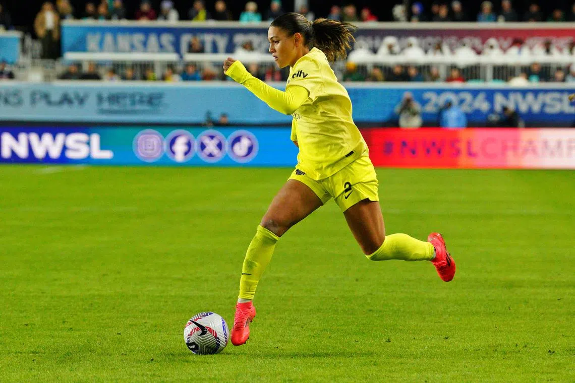 Spirit star Trinity Rodman feels tug of international soccer | The ...