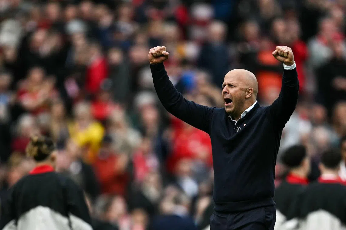 Liverpool manager Arne Slot is aiming to win the Premier League title in his first season in charge in English football.