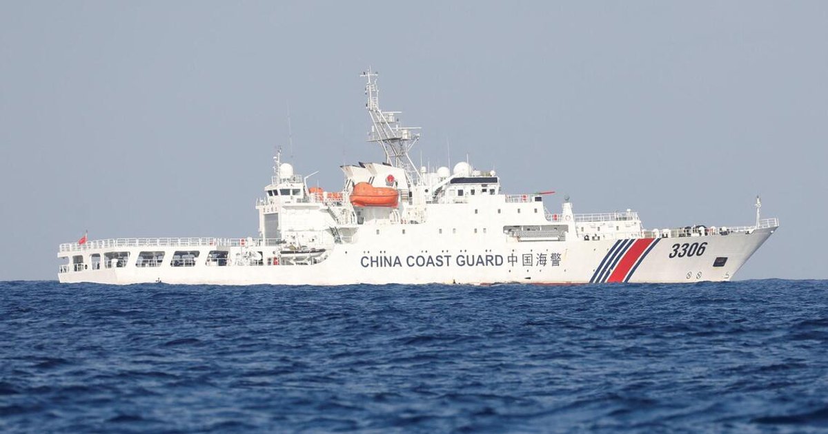 China Coast Guard Patrols Taiwan-Held Atoll in South China Sea