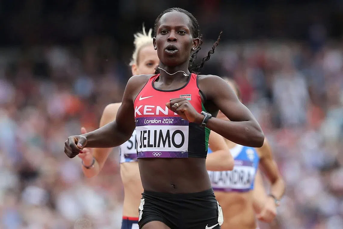 Pamela Jelimo (above) was among three athletes who received an upgrade after race winner Mariya Savinova was stripped of the gold for doping.
