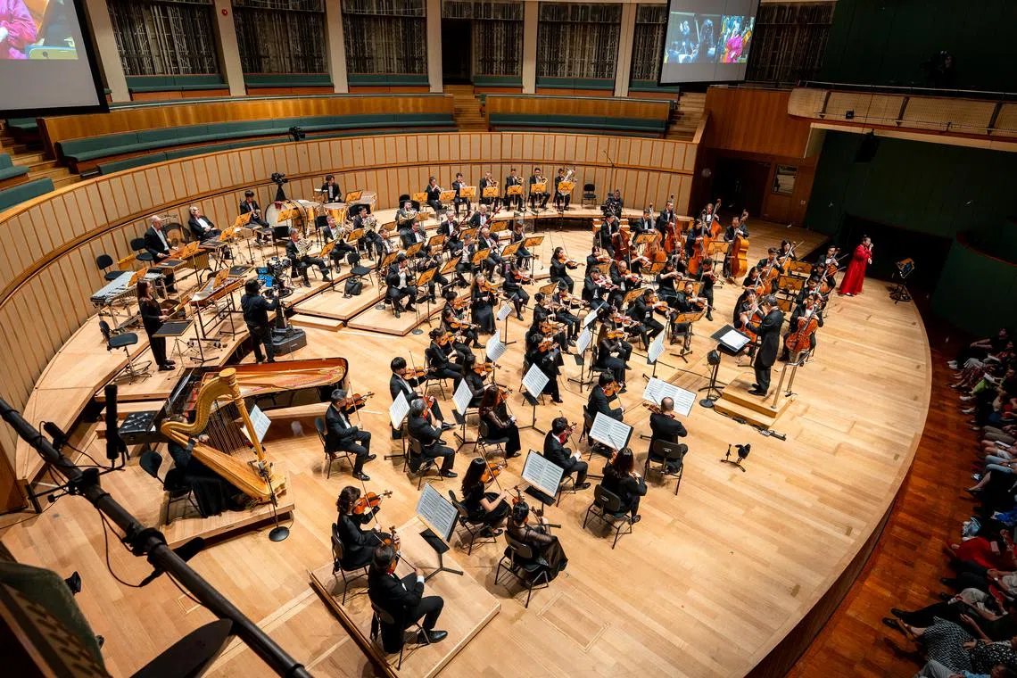 The Singapore Symphony Orchestra played a National Day concert on Aug 16.