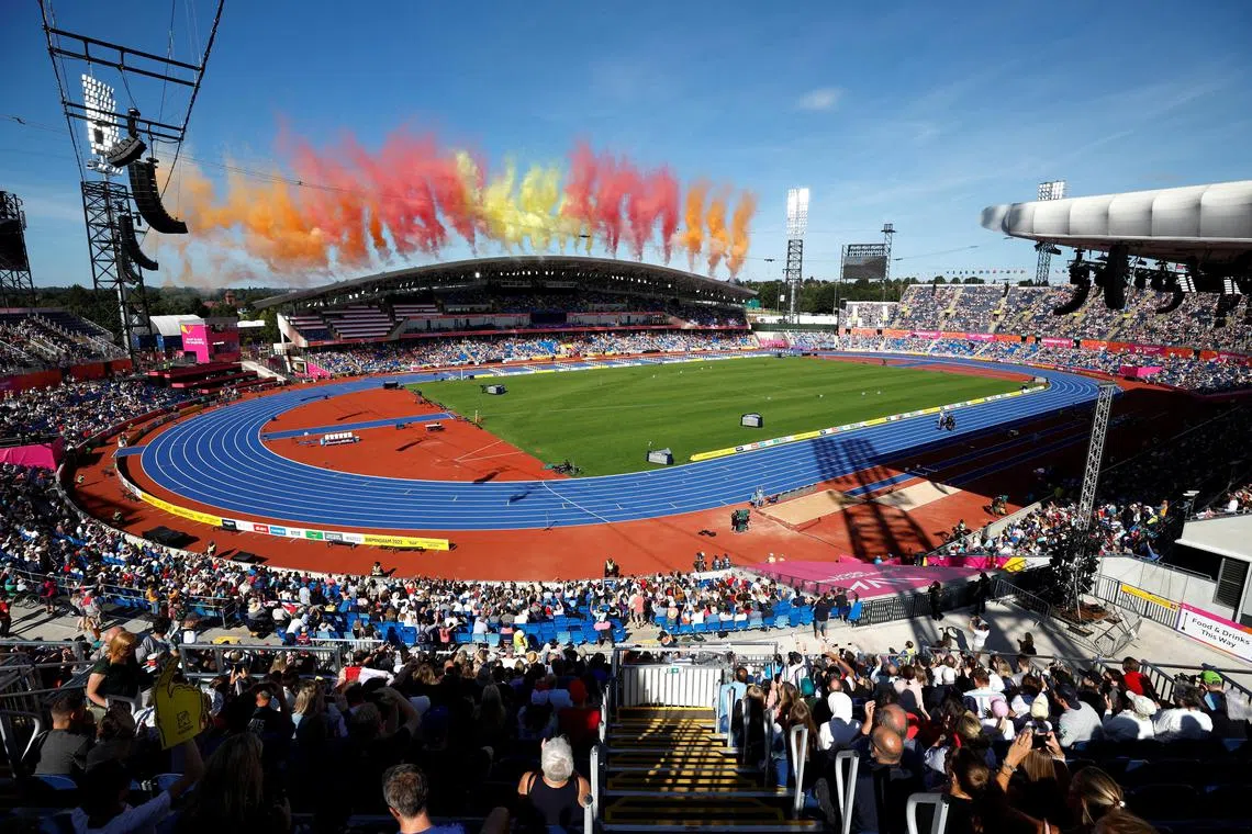 A view of the stadium in Birmingham used for the Commonwealth Games in 2022.