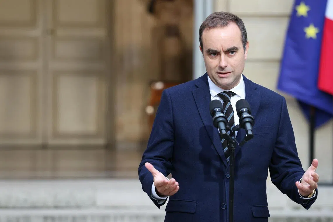 Mr Sebastien Lecornu became President Emmanuel Macron’s fifth prime minister in two years in September.