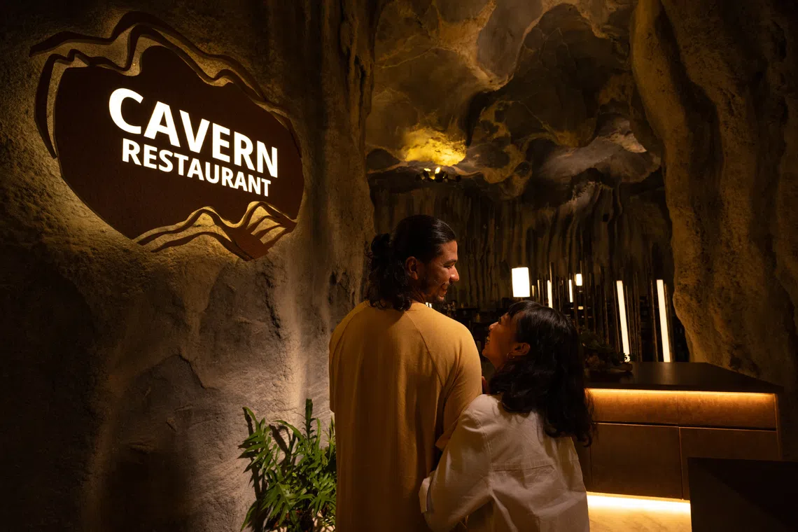 mandai wildlife reserve cavern restaurant