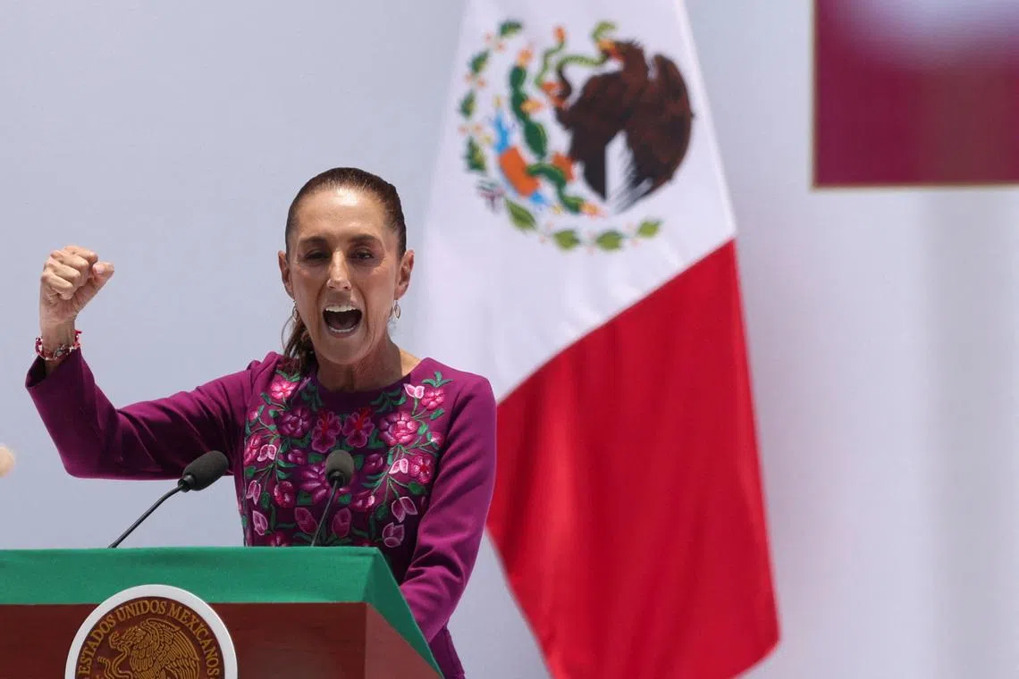Mexico's Sheinbaum escalates rhetoric against U.S., blames far-right 'offensive'
