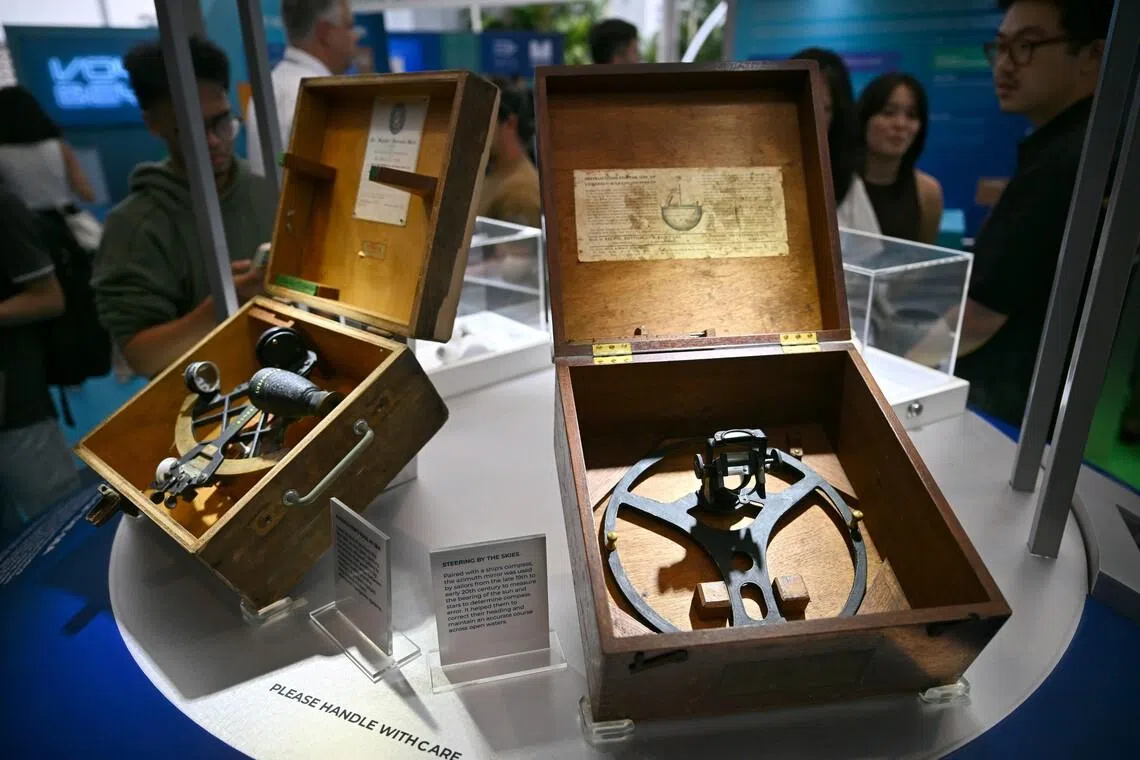 Artefacts from 18th-century shipwreck among items on display at maritime exhibition