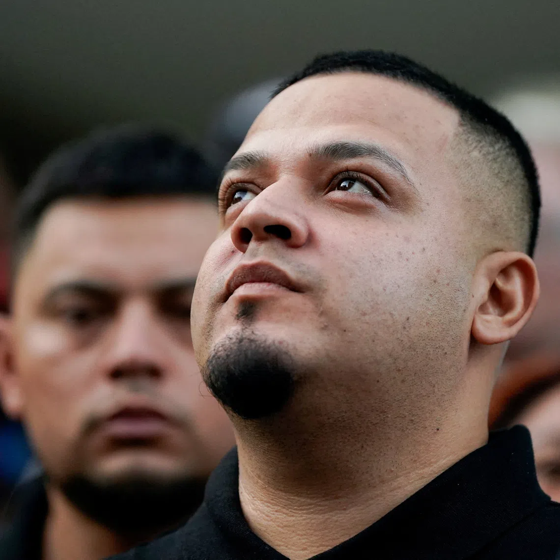 FILE PHOTO: Kilmar Abrego, the migrant whose wrongful deportation to El Salvador made him a symbol of U.S. President Donald Trump's aggressive immigration policies, attends an event with supporters as he appears for a check-in at the ICE Baltimore field office three days after his release from criminal custody in Tennessee, in Baltimore, Maryland, U.S. August 25, 2025.  REUTERS/Elizabeth Frantz/File Photo