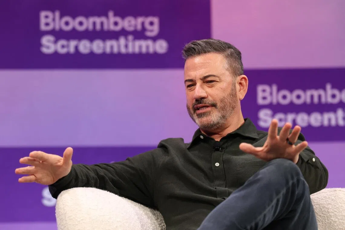 Comedian and TV producer Jimmy Kimmel said he saw the reaction to Mr Charlie Kirk’s death as “distortion on the part of some right wing media networks and I aimed to correct it”.