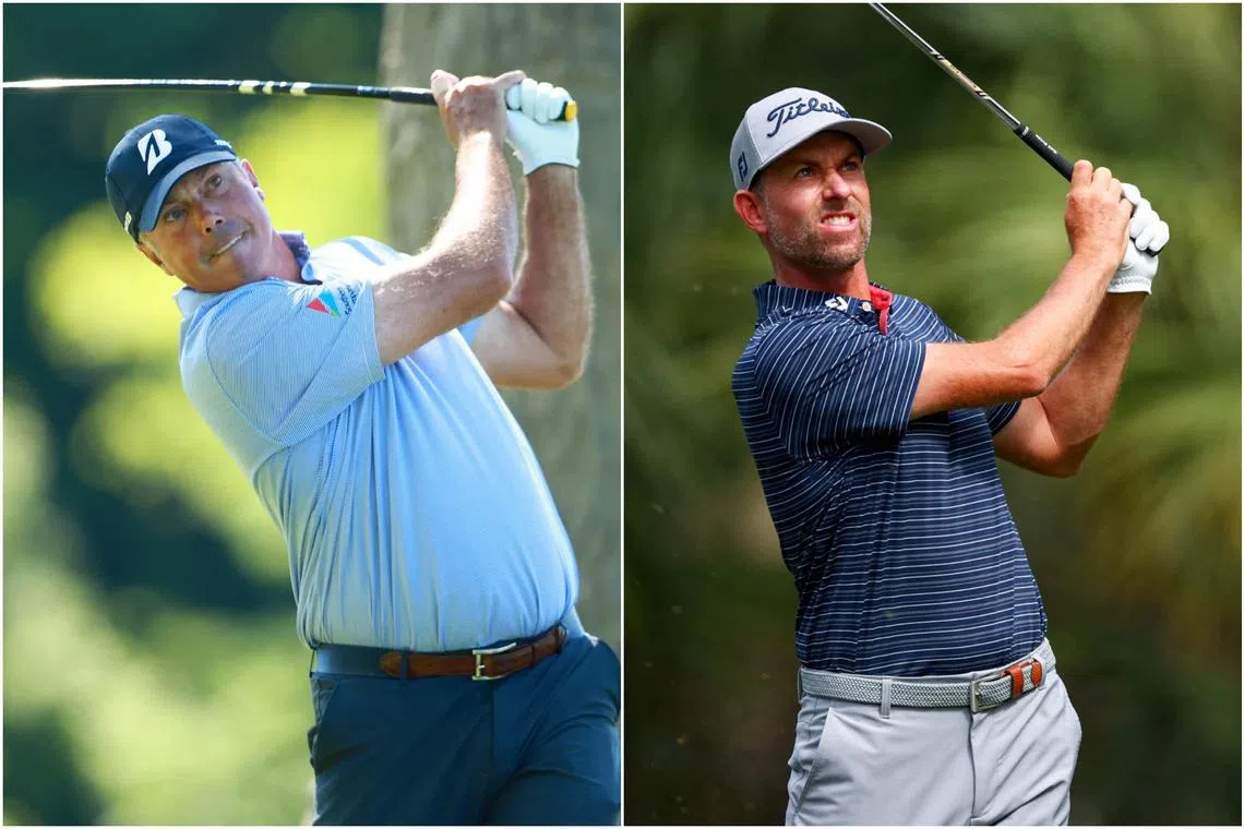 Matt Kuchar (left) and Webb Simpson were among those who locked up their spots for the Major via final qualifying on June 3.