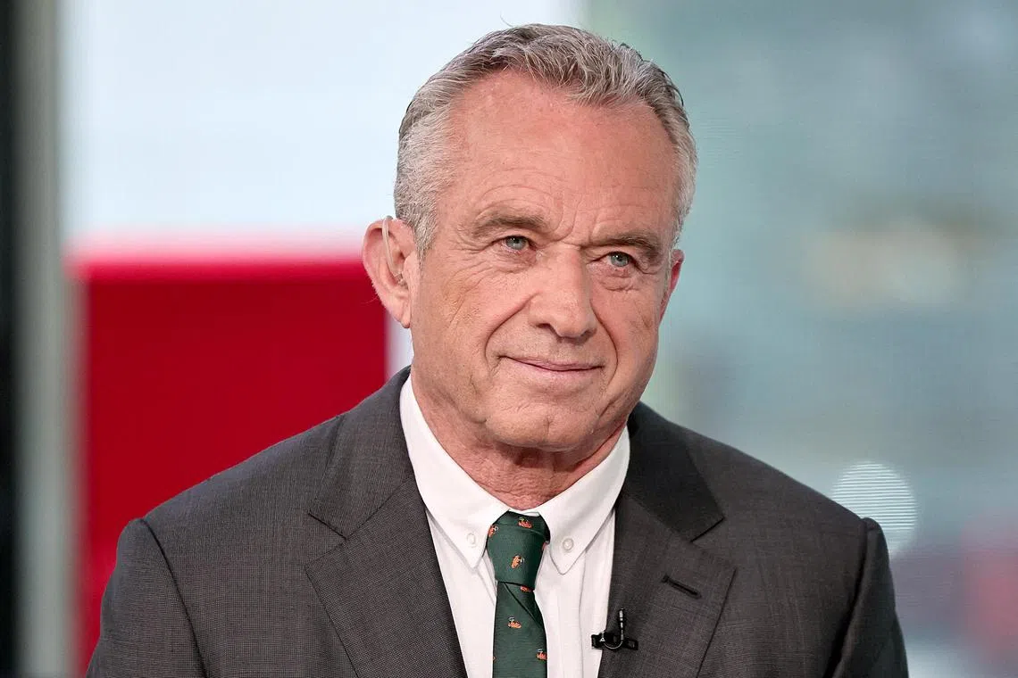 NEW YORK, NEW YORK - JUNE 02: Robert F. Kennedy Jr. Visits "The Faulkner Focus" visits "The Faulkner Focus"at Fox News Channel Studios on June 02, 2023 in New York City.   Jamie McCarthy/Getty Images/AFP (Photo by Jamie McCarthy / GETTY IMAGES NORTH AMERICA / Getty Images via AFP)