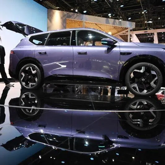 A Nissan NX8 at the Beijing Auto Show. Japan's Nissan plans to build about one million vehicles a year from its China operations by 2030.