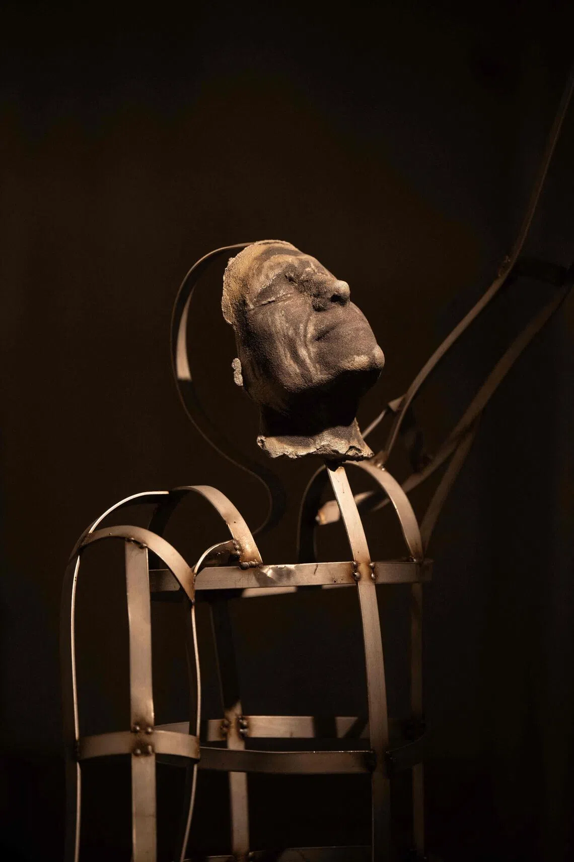 An installation entitled ‘Unspeak the Chorus’ by artist Kira Freije.