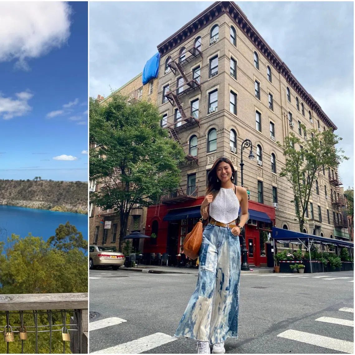 Pek Yi Tsing (left) had not applied for any jobs in Australia before moving to Melbourne in 2024, An Lyn Chee (right) moved to New York in 2022 and eventually secured a job at Diane von Furstenberg.